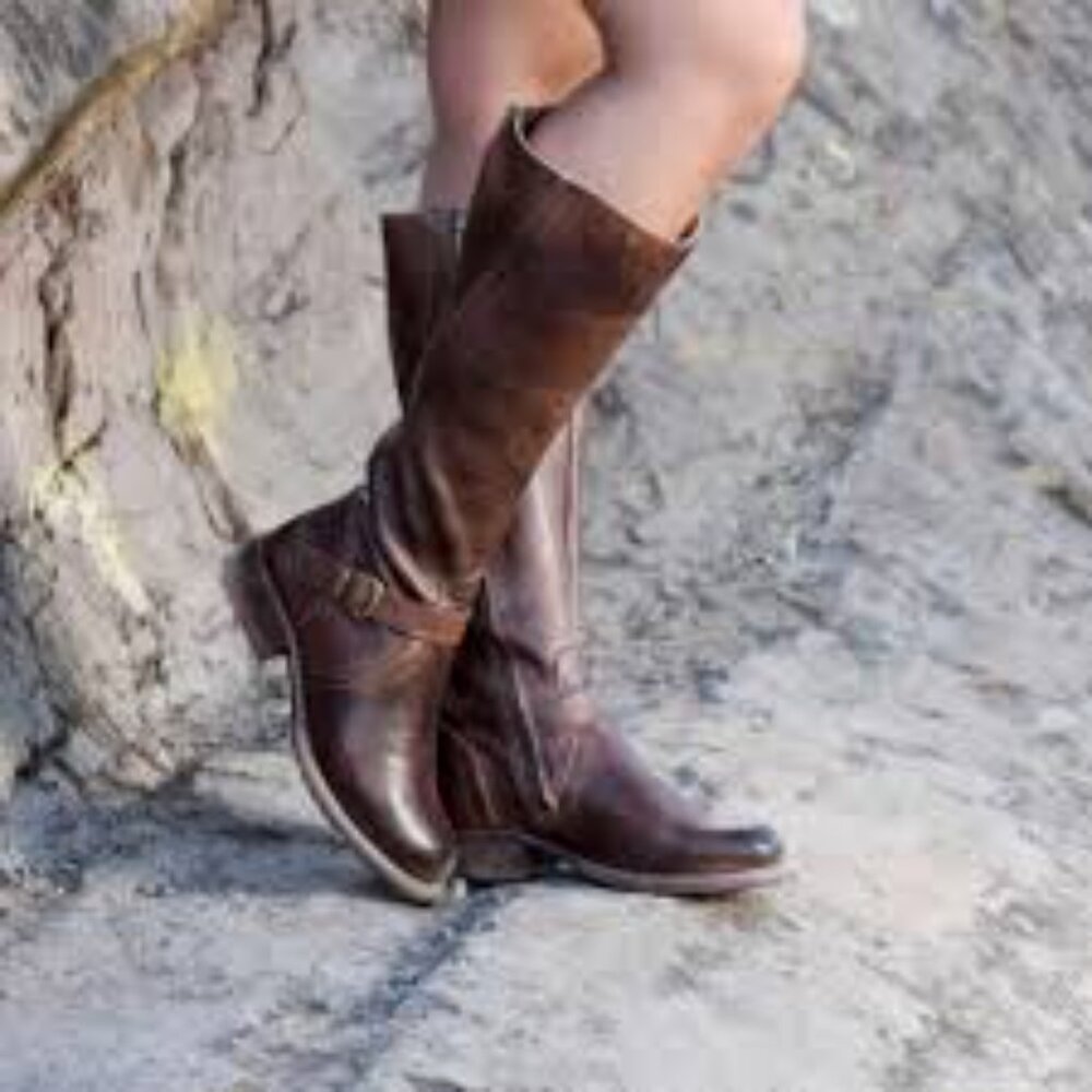 Bed Stu Women's Tall Brown Leather Boots
